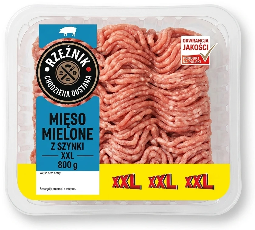 RZEŹNIK Mięso mielone z szynki, XXL