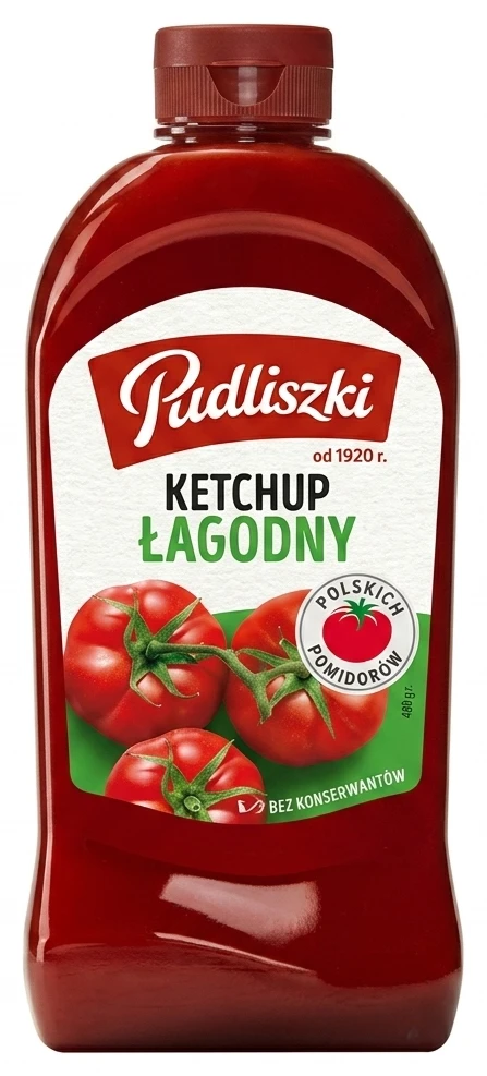 Pudliszki Ketchup łagodny lub pikantny