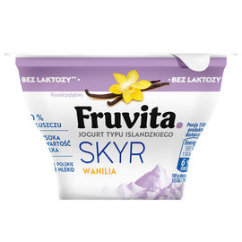 Fruvita Skyr waniliowy bez laktozy 150 g