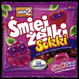 Nimm2 Śmiejżelki Sokki Słodki Sad 90 g
