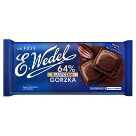 E. Wedel Czekolada klasyczna gorzka 64% 90 g