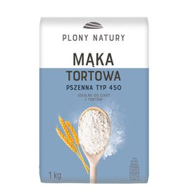 Plony Natury Mąka pszenna T 450 Tortowa 1 kg