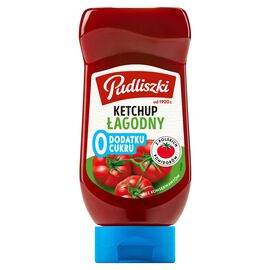Pudliszki Ketchup łagodny 0 dodatku cukru 440 g