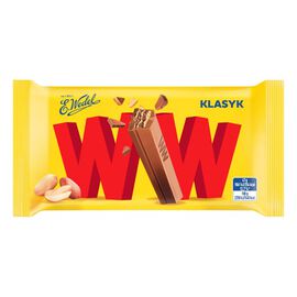 E. Wedel WW Wafelki mleczna czekolada & krem orzechowy 45 g