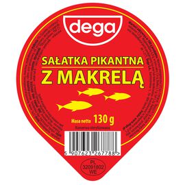 Dega Sałatka pikantna z makrelą 130 g