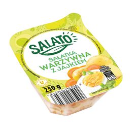Salato Sałatka warzywna z jajkiem 250g
