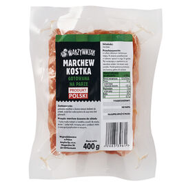 Marchew w kostce gotowana na parze 400 g