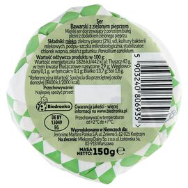 Delikate Kremowy bawarski ser z zielonym pieprzem 150 g