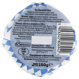 Delikate Kremowy bawarski ser blue 150 g