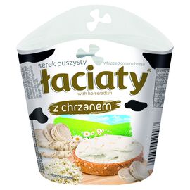 Łaciaty Serek puszysty z chrzanem 150 g
