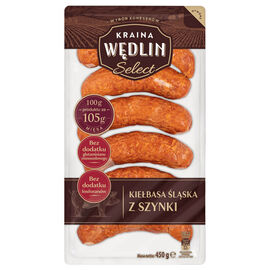 Kraina Wędlin Select Kiełbasa śląska z szynki 450 g