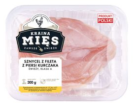 Kraina Mięs Sznycel z fileta z piersi kurczaka świeży 300 g