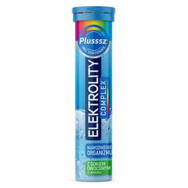 Plusssz Suplement diety elektrolity complex smak ananas & mango (20 x 4,3 g) 86 g