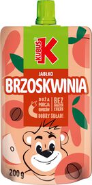 Kubuś Mus brzoskwinia jabłko 200 g