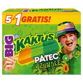 Kaktus Patec Jungle Lody wodne z papają i sorbet kiwi (6 sztuk) 450 ml