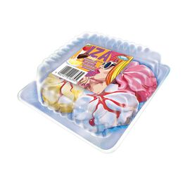 Koral Lody Iza o smaku śmietankowo-cytrynowo-truskawkowo-czekoladowym z sosem wieloowocowym 270 ml