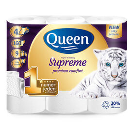 Queen Papier toaletowy Supreme premium comfort 9 rolek
