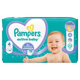 Pampers Active Baby Pieluchy rozmiar 4 9 kg-14 kg 46 szt.