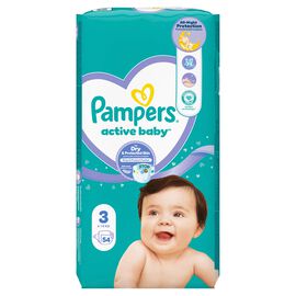Pampers Active Baby pieluchy rozmiar 3 6 kg-10 kg 54 szt.