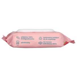 Dada Nawilżany spłukiwalny papier toaletowy o zapachu maliny 60 szt.