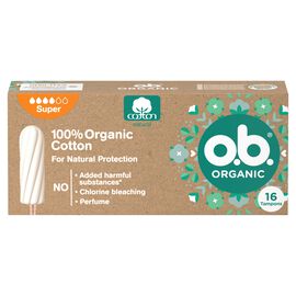 O.B. Tampony Organic Super 16 szt.