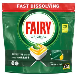 Fairy Kapsułki do zmywarki All In One Original Cytryna 29 szt.