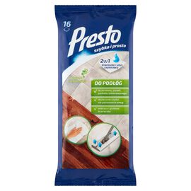 Presto Ściereczki nawilżane do podłóg 16 szt.