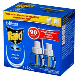Raid Płyn owadobójczy przeciw komarom zapas bezzapachowy (2 x 27 ml) 54 ml
