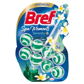 Bref Zawieszka myjąco-zapachowa do muszli WC Spa Moments Serenity 2 x 50 g