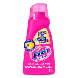 Vanish Odplamiacz w płynie do tkanin kolorowych Multi Action Pink 1 l