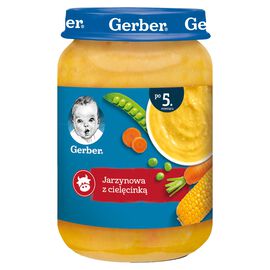 Gerber Zupka jarzynowa z cielęciną po 5 miesiącu 190 g