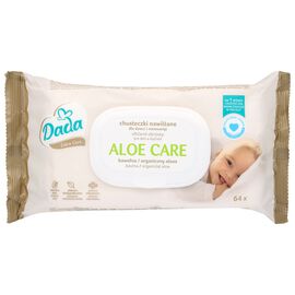 Dada Chusteczki nawilżane dla dzieci i niemowląt Aloe Care 64 szt.