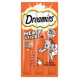 Dreamies Meaty Sticks Karma uzupełniająca dla kotów z kurczakiem (6 x 5 g) 30 g