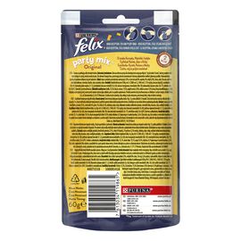 Felix Party Mix Original o smaku kurczaka, wątróbki i indyka 60 g