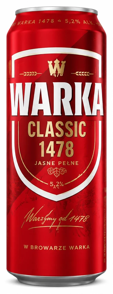 WARKA Piwo jasne pełne 5,2% alk.