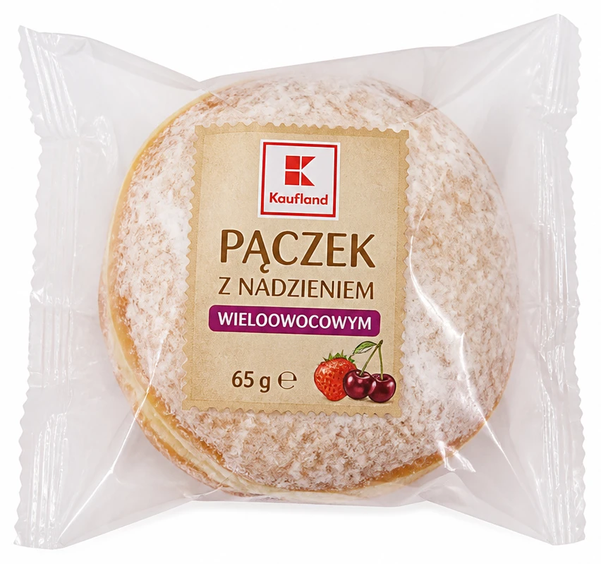 Pączek z nadzieniem wieloowocowym