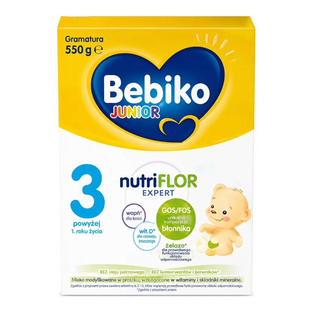 Mleko Bebiko 3 Nutriflor Expert 550g