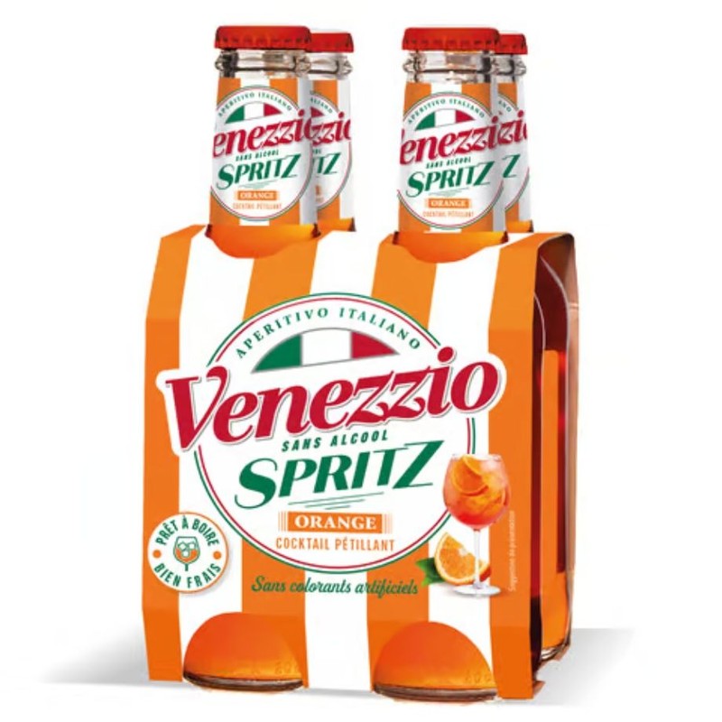 Koktajl Spritz Orange alk. 0,0% obj. Venezzio 4 x 200 ml