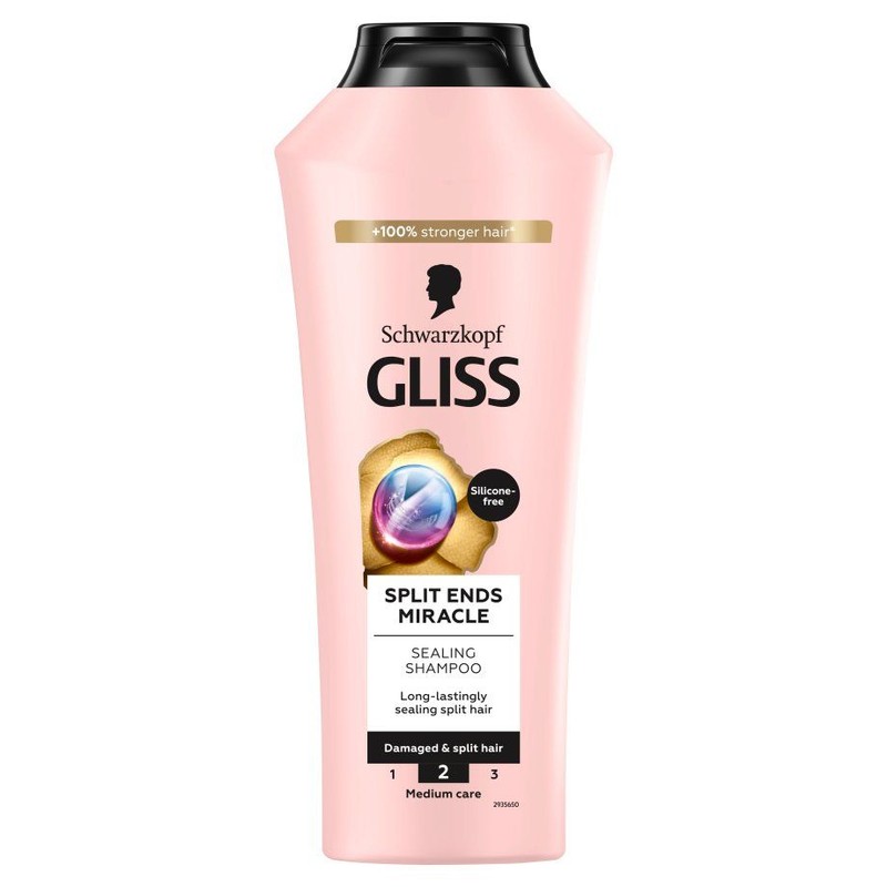 Szampon regenerujący do włosów Split Ends Miracle Gliss 400 ml