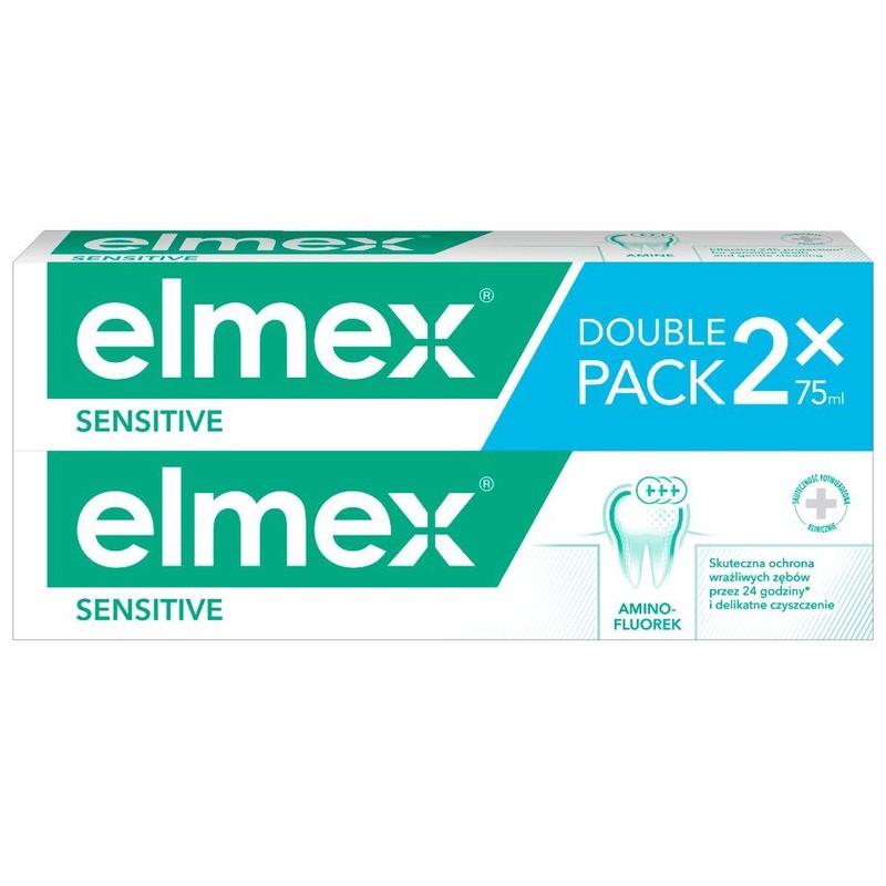 Sensitive Pasta do zębów Elmex 2 x 75 ml