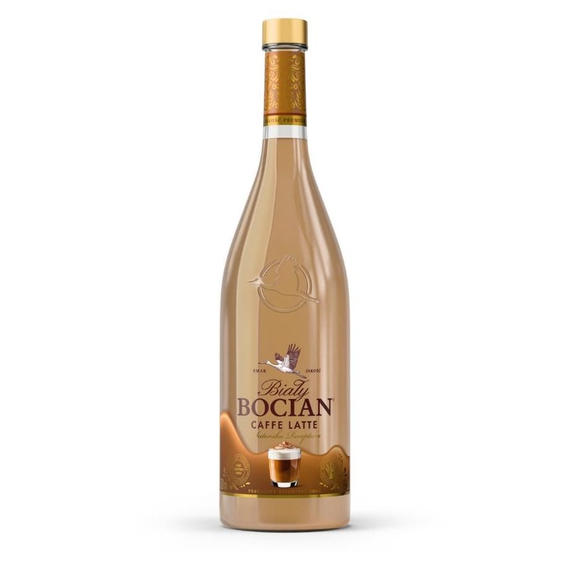 Likier caffe latte alk. 16,0% obj. Biały Bocian 500 ml