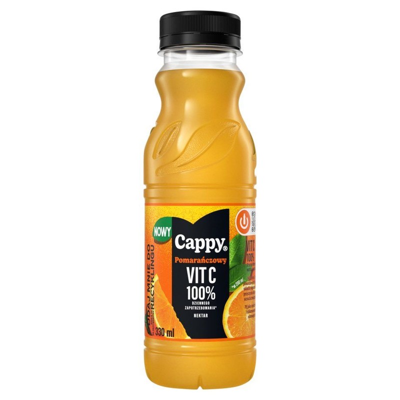 Nektar pomarańczowy z dodatkiem witaminy C Cappy 330 ml