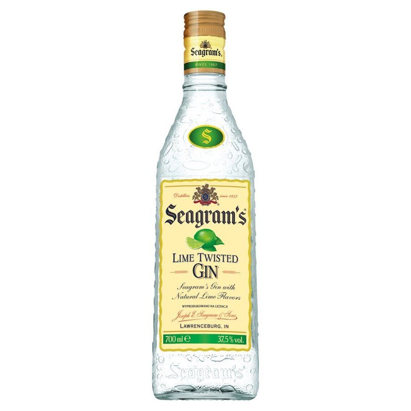 Gin Lime Twisted  alk. 37.5% obj.  Seagrams 700 ml