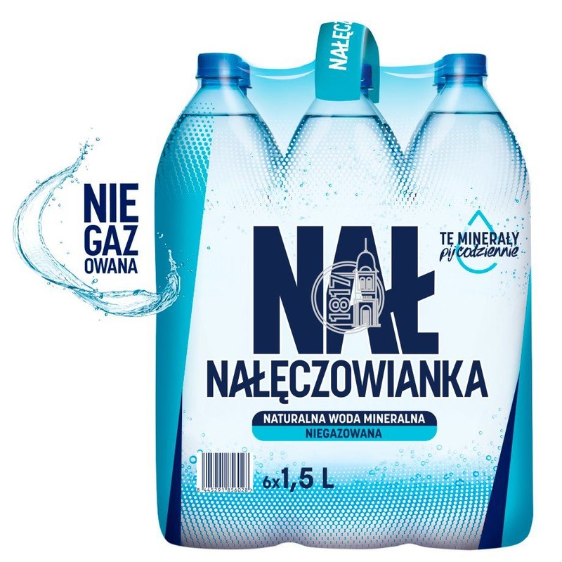Woda mineralna niegazowana Nałęczowianka 6 x 1,5 l