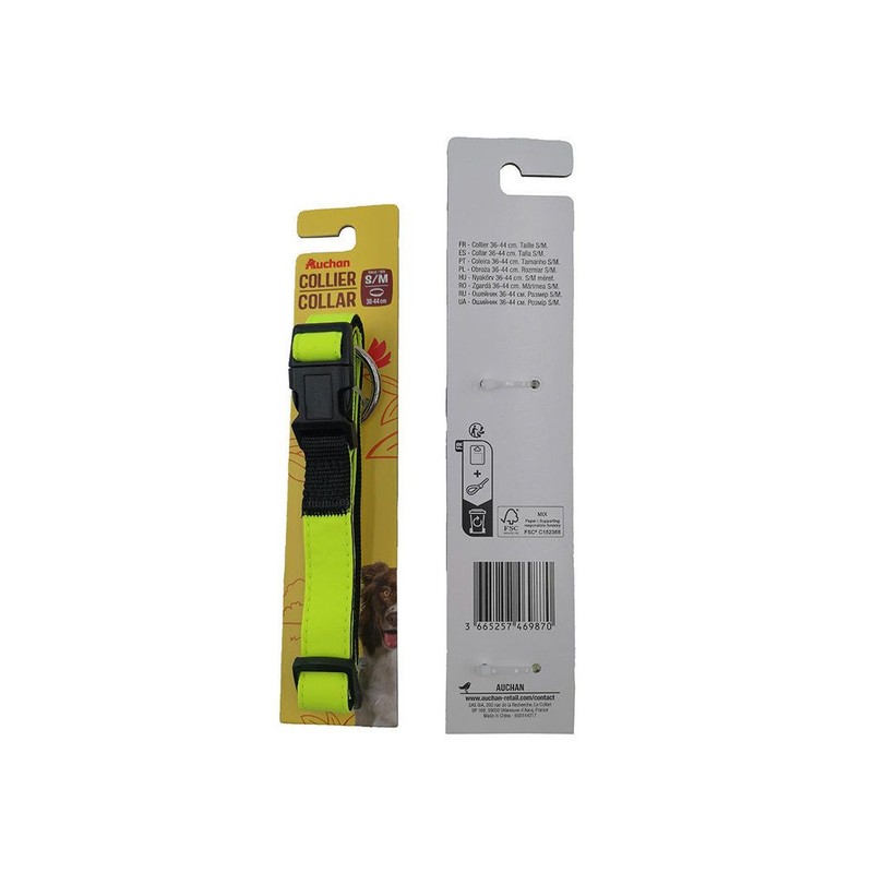 Obroża 2 x 36-44 cm Auchan 1 sztuka