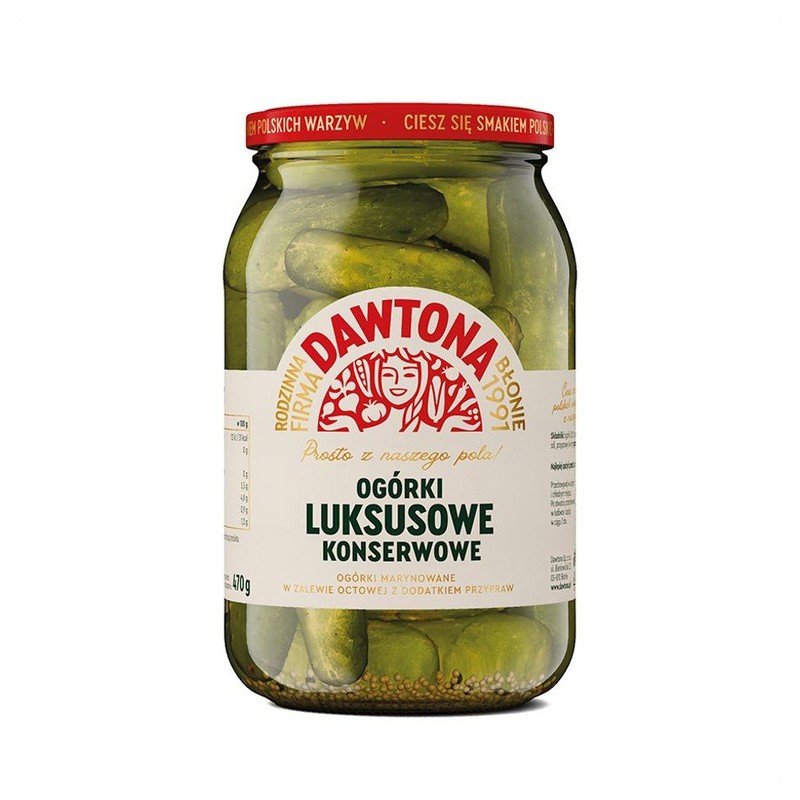 Ogóki konserwowe Dawtona 470 g