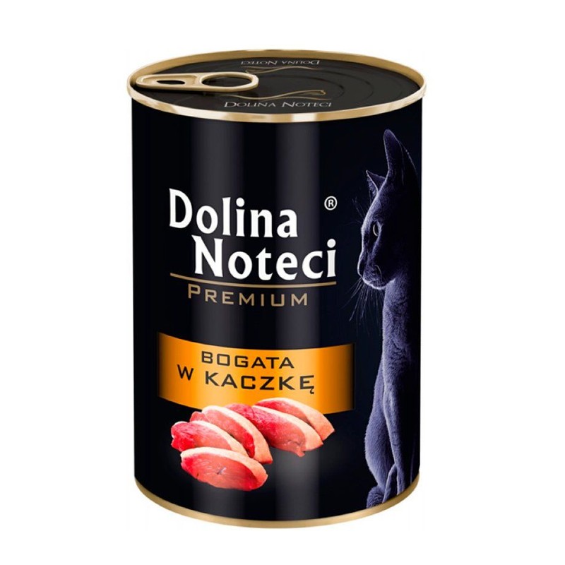 Karma dla kotów wszystkich ras z kaczką Dolina Noteci 400 g