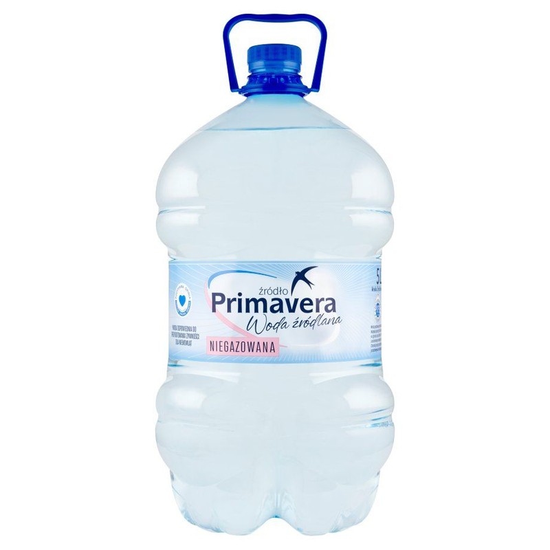 Woda źródlana niegazowana baniak Primavera 5 l