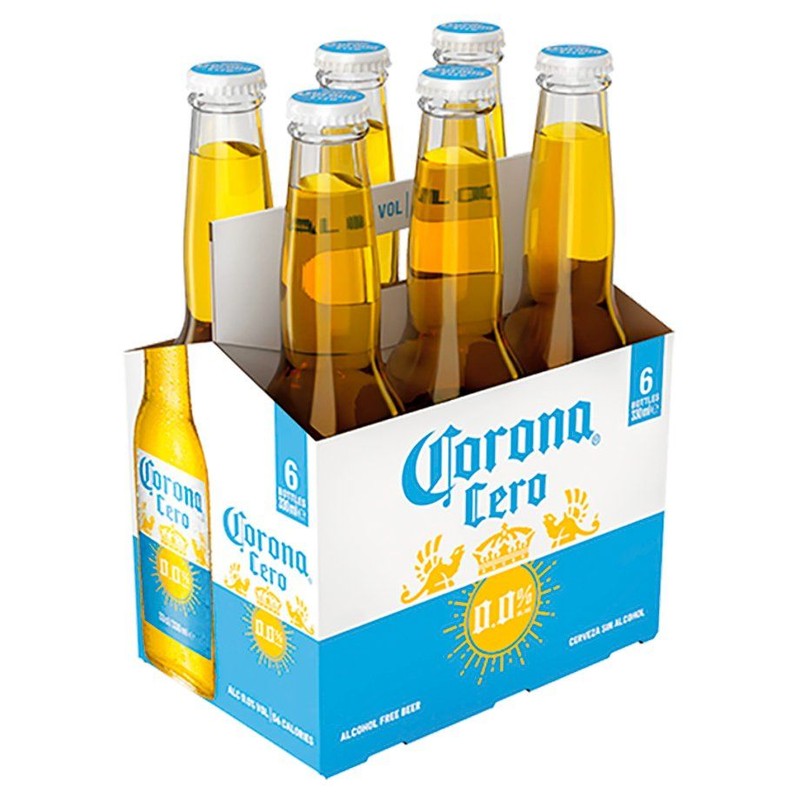 Piwo bezakoholowe jasne Cero alk. 0,0% obj. Corona 6 x 330 ml