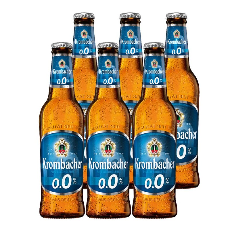 Piwo Pils bezalkoholowe alk.0.0% obj. Krombacher 6 x 330 ml